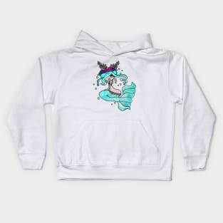 Horned Mermaid Kids Hoodie